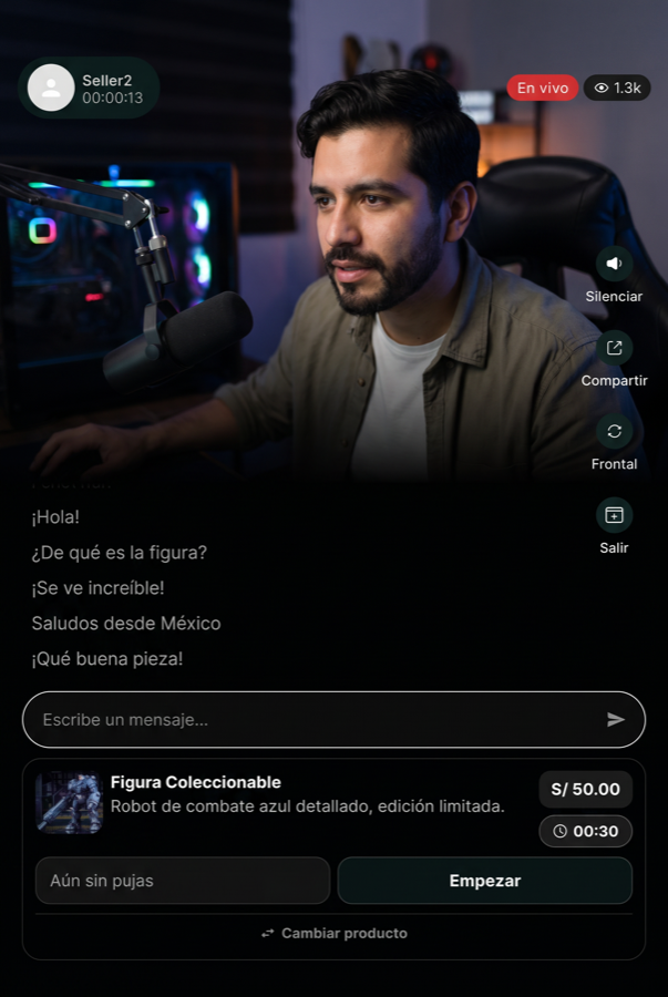 Subastas en vivo