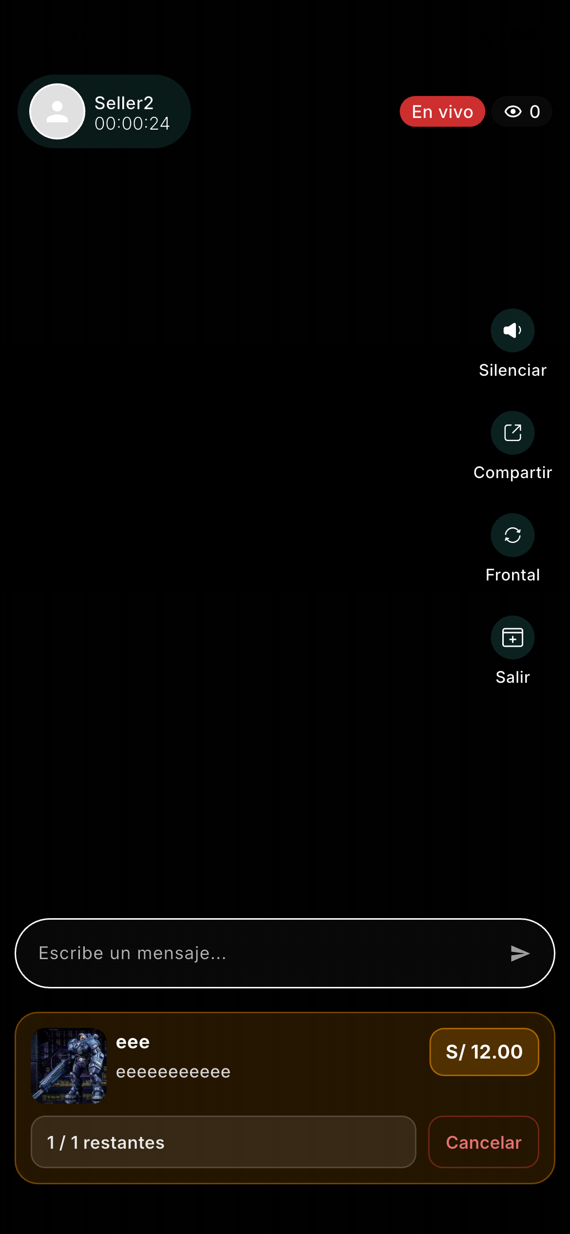 Hot Deal activo — vista del comprador